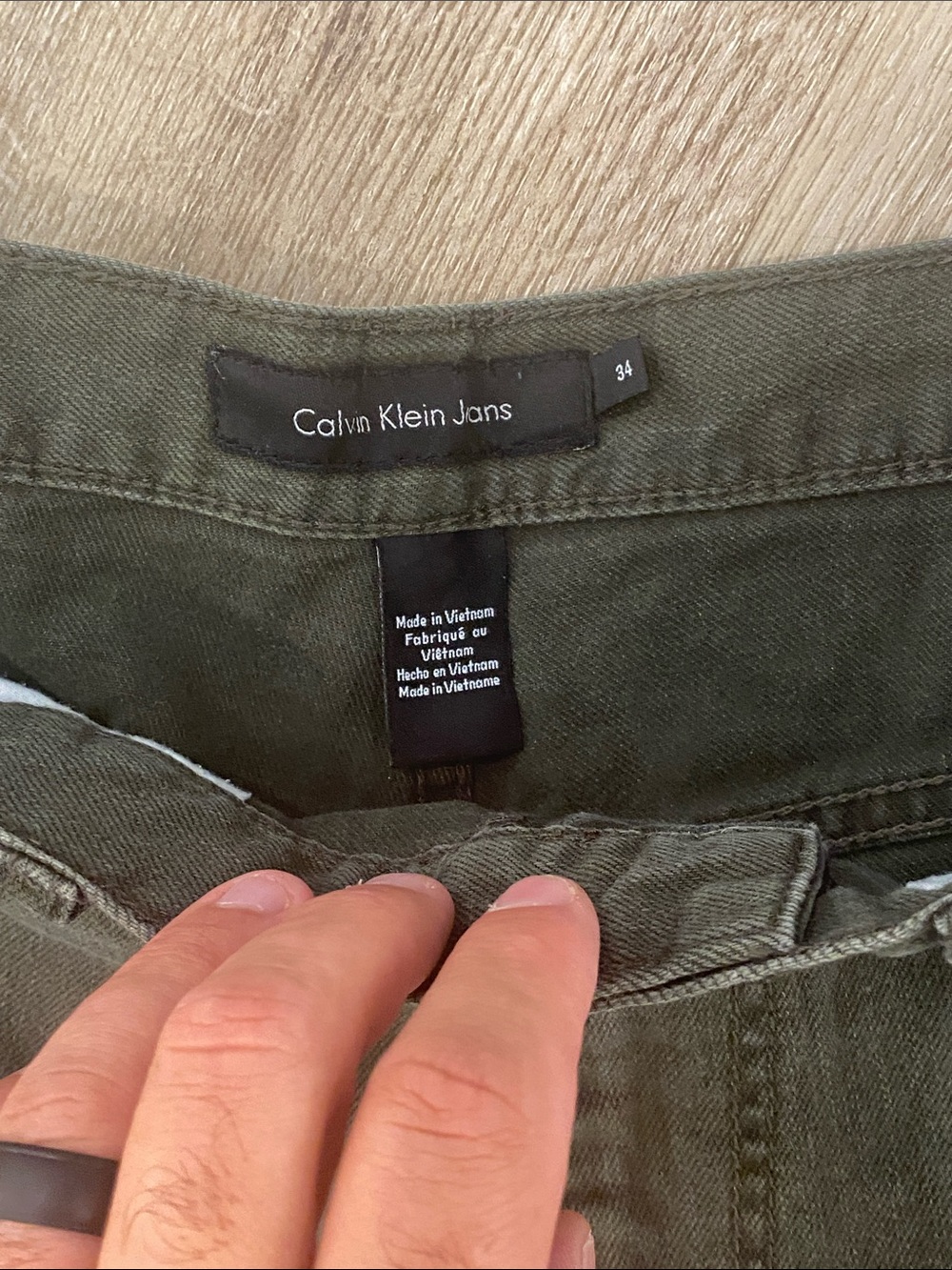 Lot Of 2 Calvin Klein Men's Cotton Easy Fit Denim Jeans 34x30 NWOT Never Worn - Picture 7 of 8